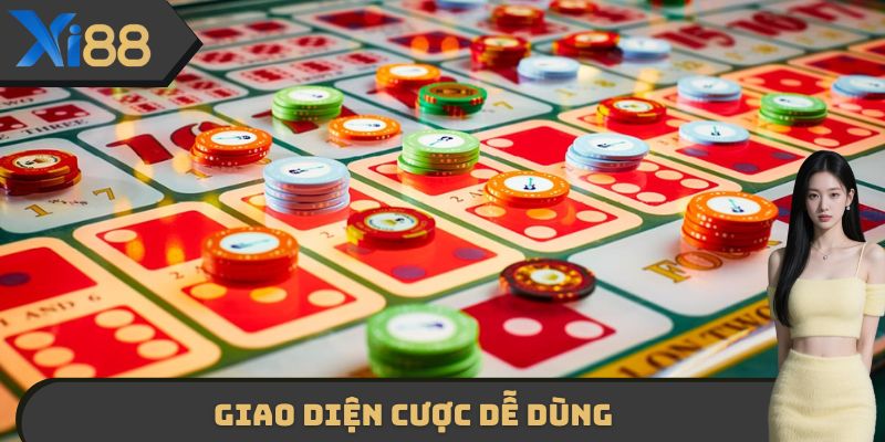 Giao diện cược dễ dùng